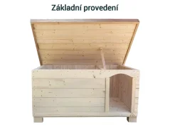 Zateplená psí bouda - border kolie