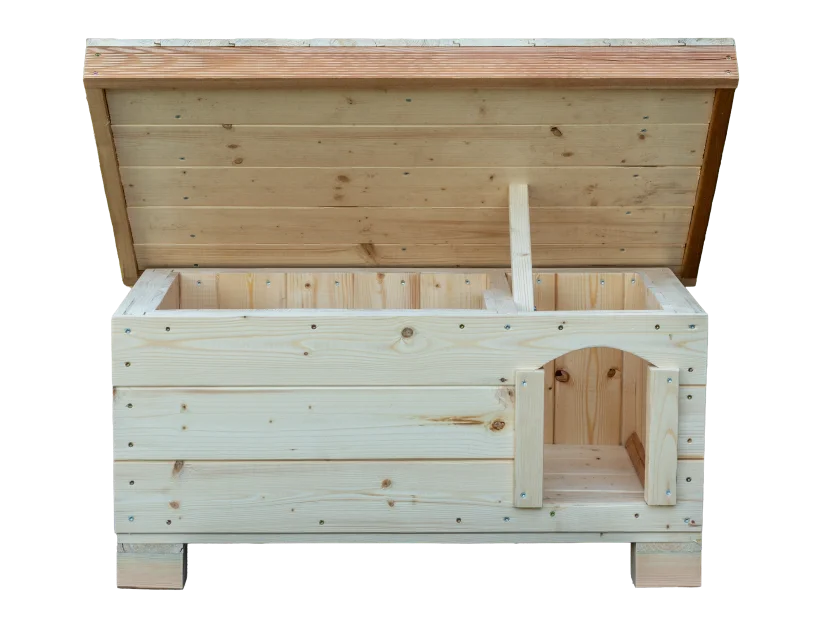 Zateplená psí bouda - jezevčík