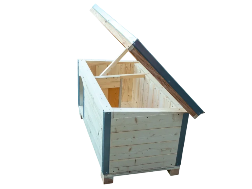 Zateplená psí bouda - kokršpaněl